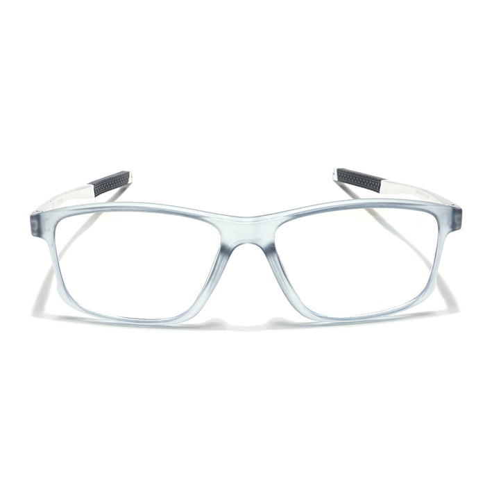 Voyage Striker Light Grey Rectangle Eyeglasses for Men & Women - MG6153-C3
