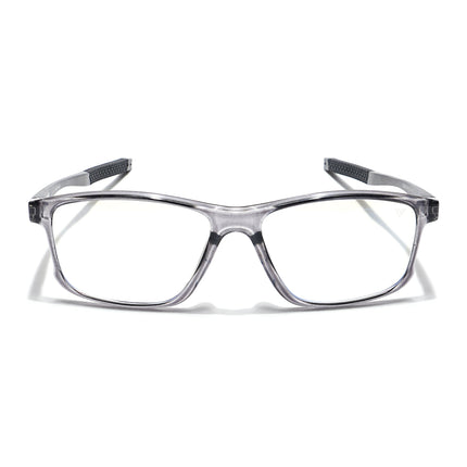 Voyage Striker Grey Rectangle Eyeglasses for Men & Women - MG6154-C4