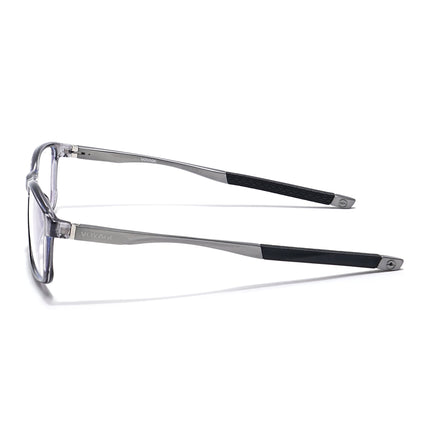 Voyage Striker Grey Rectangle Eyeglasses for Men & Women - MG6154-C4