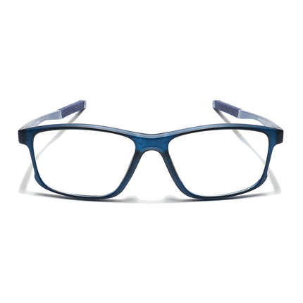 Voyage Striker Black Rectangle Eyeglasses for Men & Women - MG6155-C5