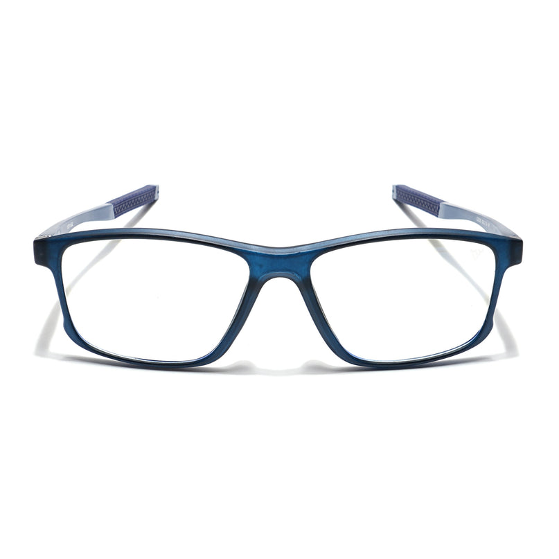 Voyage Striker Black Rectangle Eyeglasses for Men & Women - MG6155-C5