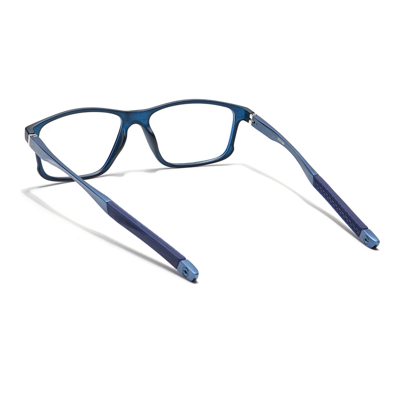 Voyage Striker Black Rectangle Eyeglasses for Men & Women - MG6155-C5