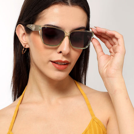 Eyejack Green Cateye Sunglasses for Women (5447CL1199)