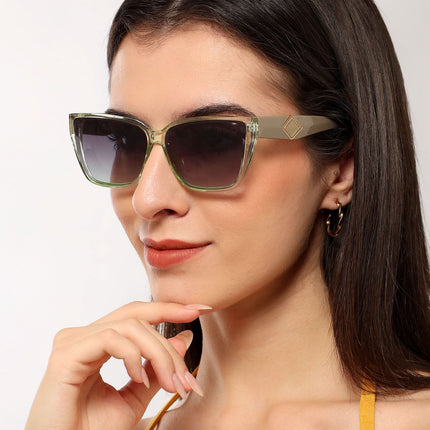 Eyejack Green Cateye Sunglasses for Women (5447CL1199)