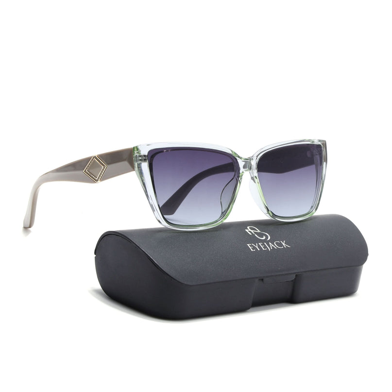 Eyejack Green Cateye Sunglasses for Women (5447CL1199)