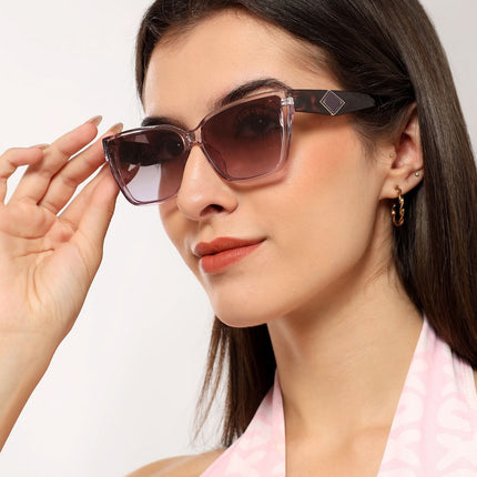 Eyejack Purple Cateye Sunglasses for Women (5447CL1200)