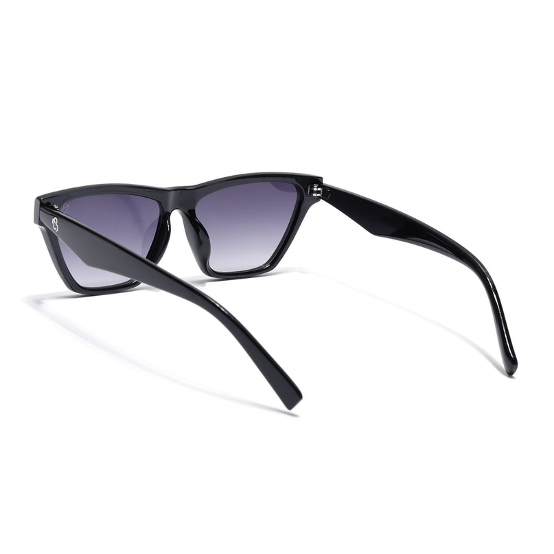 Eyejack Shine Black Cateye Sunglasses for Women (5501CL1286)