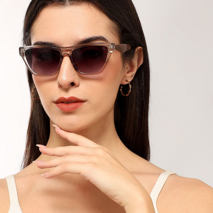 Eyejack Grey Cateye Sunglasses for Women (5501CL1287)