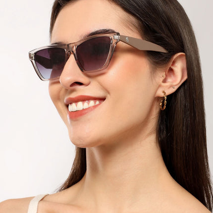 Eyejack Grey Cateye Sunglasses for Women (5501CL1287)