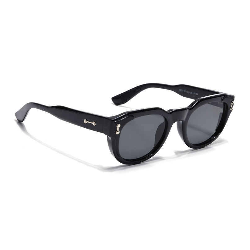 Waycrest | Black Wayfarer Sunglasses | Black Lens - MG7608