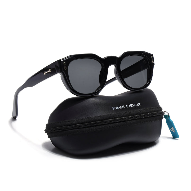 Waycrest | Black Wayfarer Sunglasses | Black Lens - MG7608