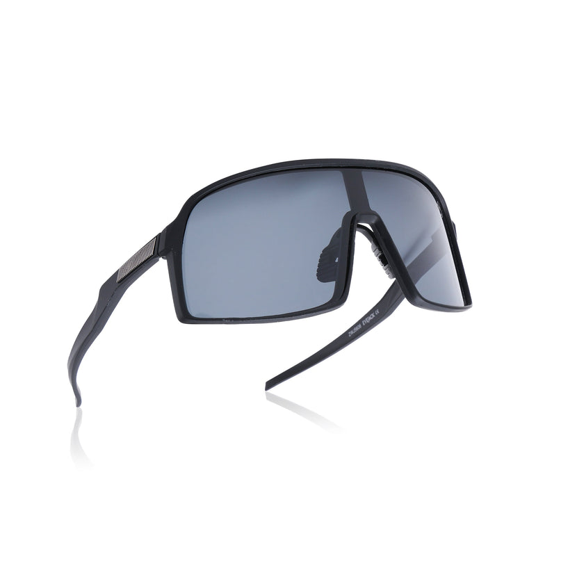 Eyejack Black Wrap Around Sunglasses for Men & Women (5606CL1297)