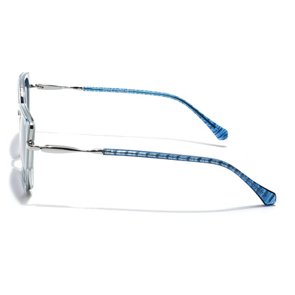 Voyage Select Cateye Sunglasses (Grey & Clear Lens | Grey Frame - SLMG6106)