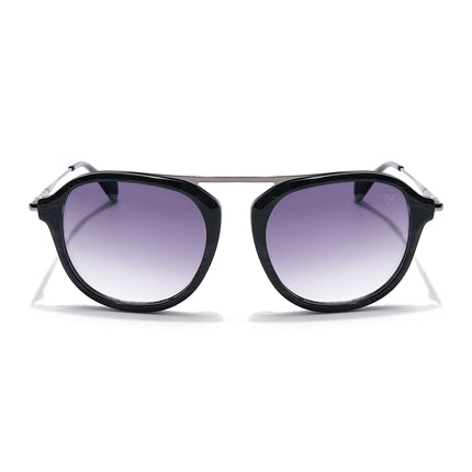 Voyage Select Wayfarer Sunglasses (Grey & Clear Lens | Black Frame - SLMG6114)