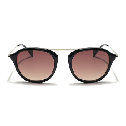 Voyage Select Wayfarer Sunglasses (Brown & Clear Lens | Black & Brown Frame - SLMG6117)