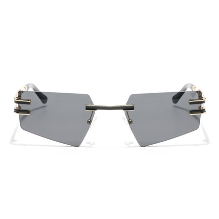Prism | Black Rectangle Sunglasses - MG4201