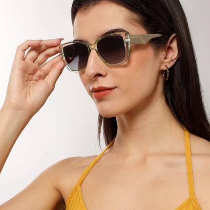 Eyejack Green Cateye Sunglasses for Women (5661CL1264)