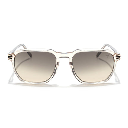 Voyage Select Square Sunglasses (Grey & Light Brown Lens | Transparent Brown Frame - SLMG6122)