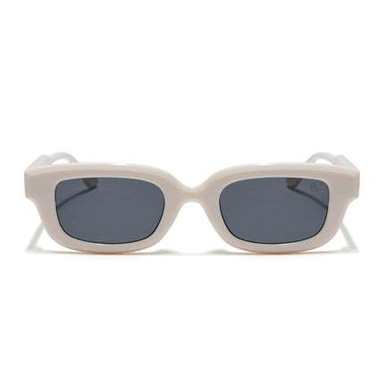 Eyejack White wayfarer Sunglasses for Men & Women (58027CL896)