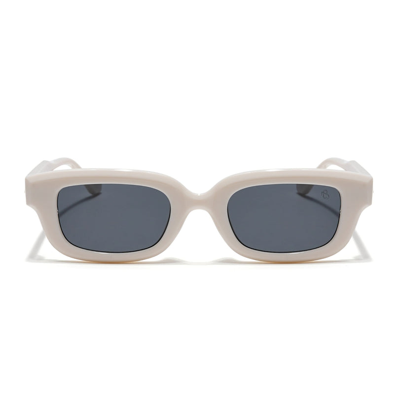 Eyejack White wayfarer Sunglasses for Men & Women (58027CL896)