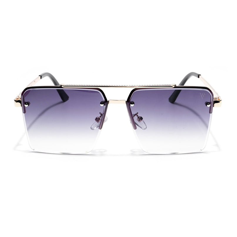 Gauge | Grey & Clear Wayfarer Sunglasses - MG4160