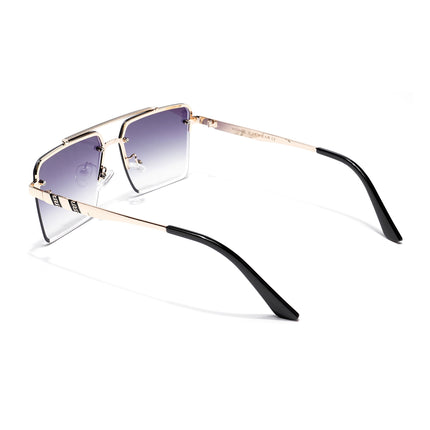 Gauge | Grey & Clear Wayfarer Sunglasses - MG4160
