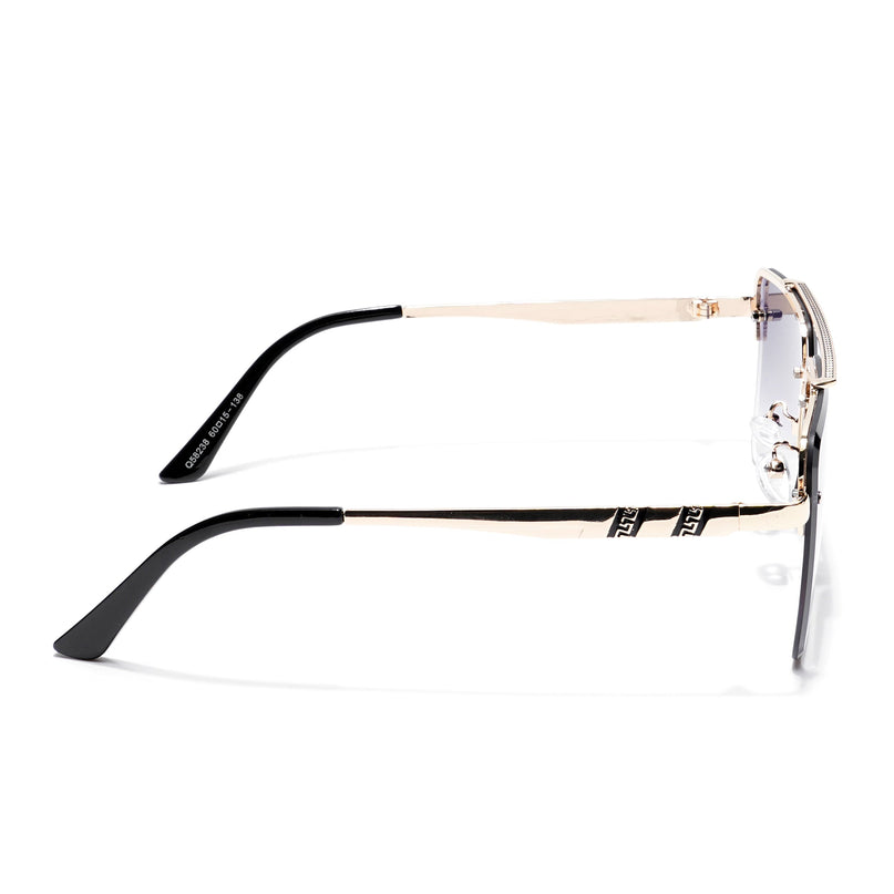 Gauge | Grey & Clear Wayfarer Sunglasses - MG4160