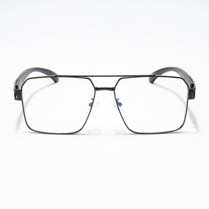 Voyage Black Wayfarer Eyeglasses for Men & Women - MG5230-C3