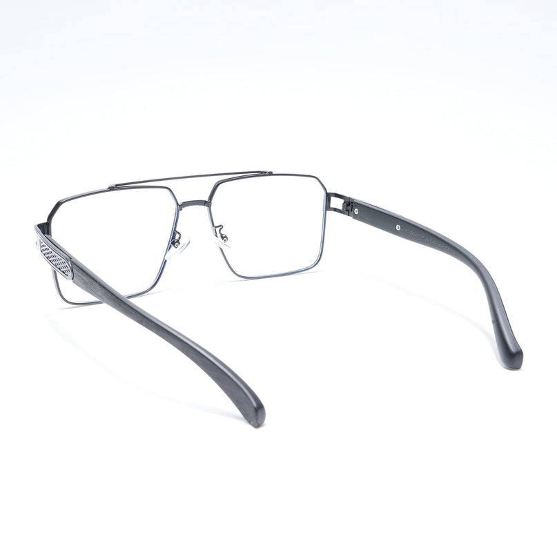 Voyage Black Wayfarer Eyeglasses for Men & Women - MG5230-C3