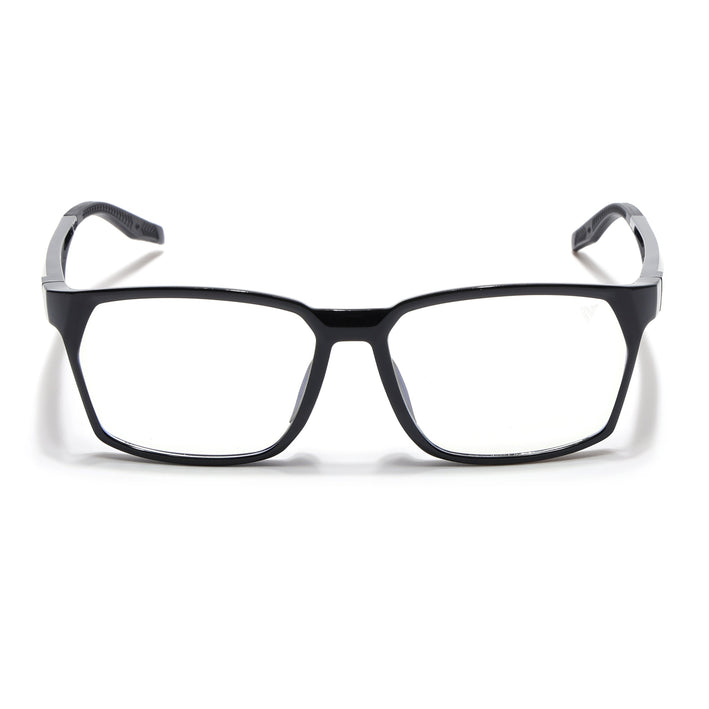 Voyage Techtonic Shine Black & Grey Wayfarer Eyeglasses for Men & Women - MG5291-C2