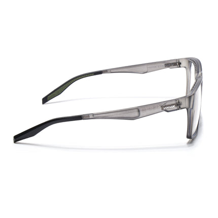 Voyage Techtonic Grey & Green Wayfarer Eyeglasses for Men & Women - MG5295-C6