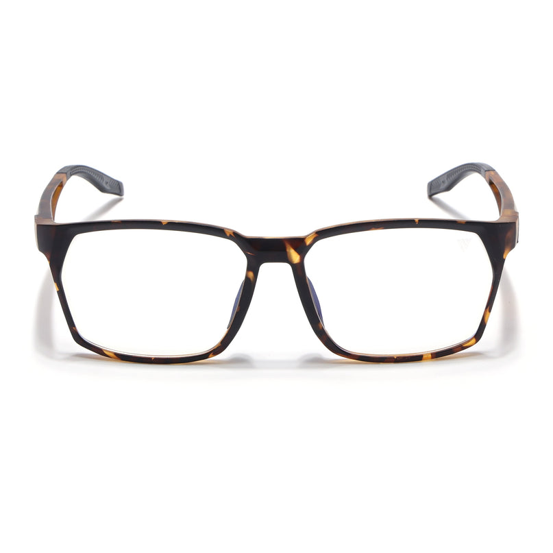 Voyage Techtonic Demi Brown & Black Wayfarer Eyeglasses for Men & Women - MG5297-C8