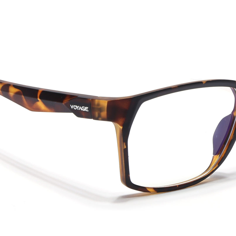 Voyage Techtonic Demi Brown & Black Wayfarer Eyeglasses for Men & Women - MG5297-C8