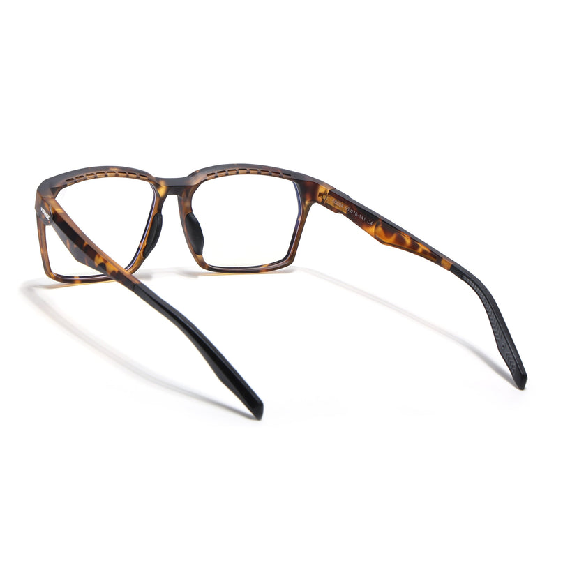 Voyage Techtonic Demi Brown & Black Wayfarer Eyeglasses for Men & Women - MG5297-C8