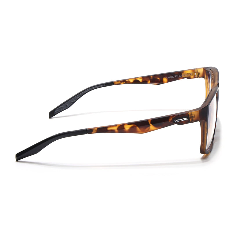 Voyage Techtonic Demi Brown & Black Wayfarer Eyeglasses for Men & Women - MG5297-C8