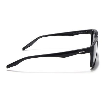 Wayfarer Polarized Sunglasses (Black Lens | Matt Black Frame - PMG5281)