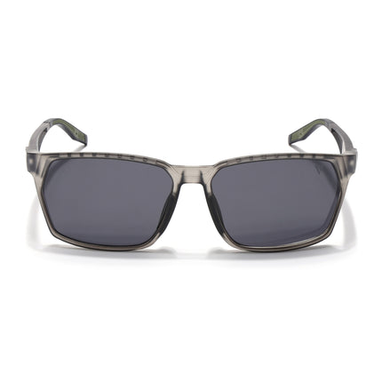Wayfarer Polarized Sunglasses (Black Lens | Grey & Green Frame - PMG5286)