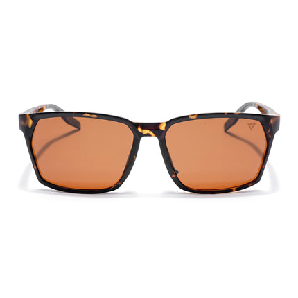 Wayfarer Polarized Sunglasses (Brown Lens | Demi Brown & Black Frame - PMG5288)