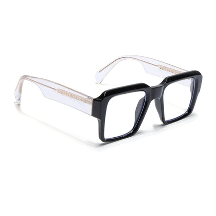 Voyage Goat Shine Black Wayfarer Eyeglasses for Men & Women - MG4756-C1