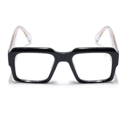 Voyage Goat Shine Black Wayfarer Eyeglasses for Men & Women - MG4756-C1