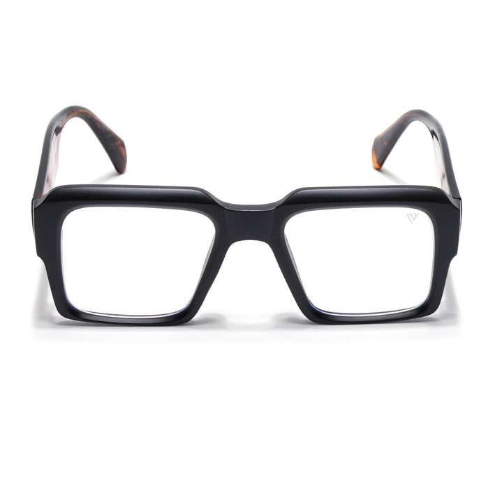 Voyage Goat Matt Black Wayfarer Eyeglasses for Men & Women - MG4757-C2
