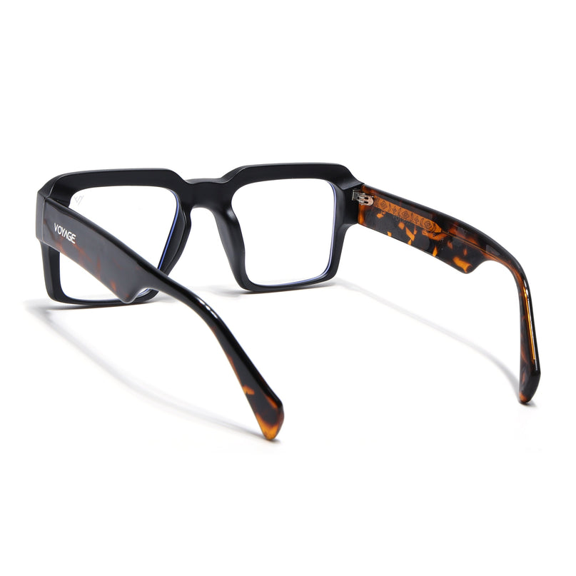 Voyage Goat Matt Black Wayfarer Eyeglasses for Men & Women - MG4757-C2