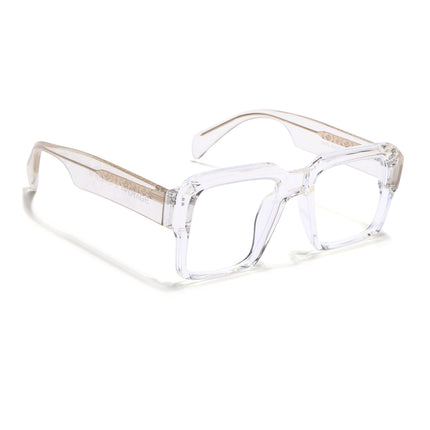 Voyage Goat Transparent Wayfarer Eyeglasses for Men & Women - MG4758-C3