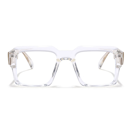 Voyage Goat Transparent Wayfarer Eyeglasses for Men & Women - MG4758-C3