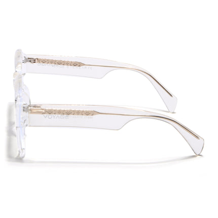 Voyage Goat Transparent Wayfarer Eyeglasses for Men & Women - MG4758-C3