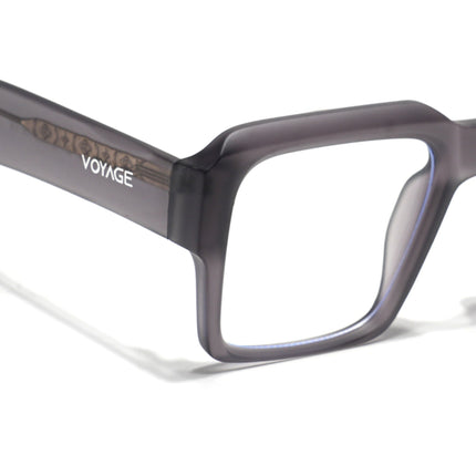 Voyage Goat Grey Wayfarer Eyeglasses for Men & Women - MG4759-C4