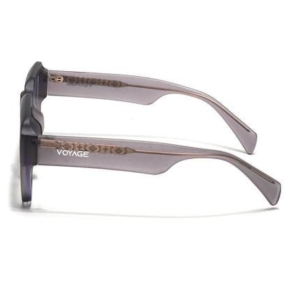 Voyage Goat Grey Wayfarer Eyeglasses for Men & Women - MG4759-C4
