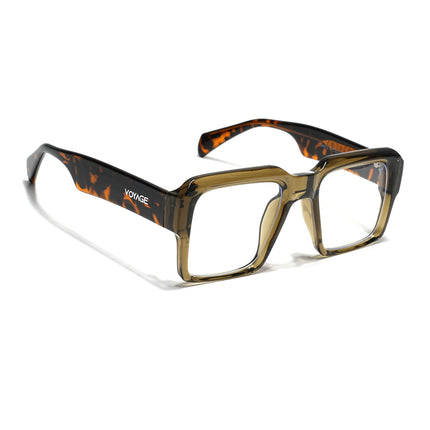 Voyage Goat Transparent Green Wayfarer Eyeglasses for Men & Women - MG4760-C5