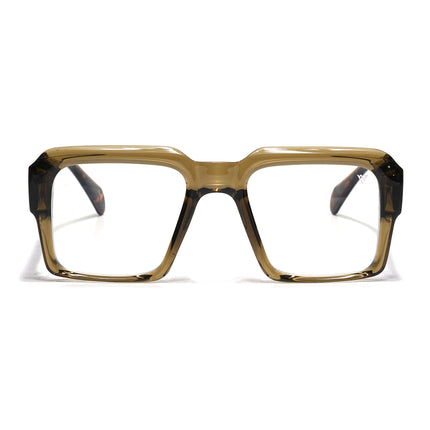 Voyage Goat Transparent Green Wayfarer Eyeglasses for Men & Women - MG4760-C5