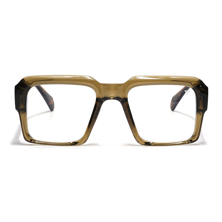 Voyage Goat Transparent Green Wayfarer Eyeglasses for Men & Women - MG4760-C5